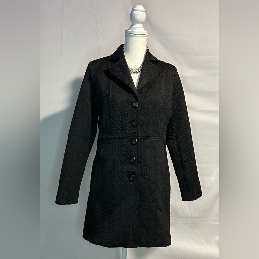 Black pea coat jacket